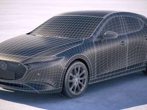 Mazda 3 2019 3D Model