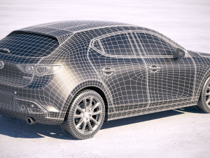 Mazda 3 2019 Modelo 3D