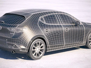 Mazda 3 2019 3D Model