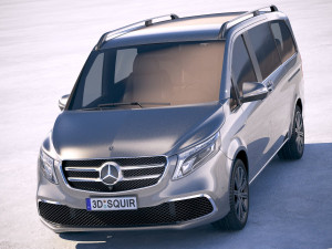 Mercedes-Benz V-class 2020 3D 模型