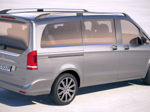 Mercedes-Benz V-class 2020 3D 模型