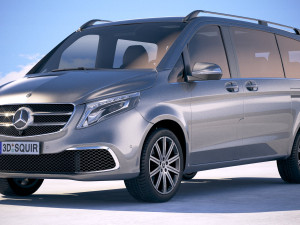 Mercedes-Benz V-class 2020 3D 模型