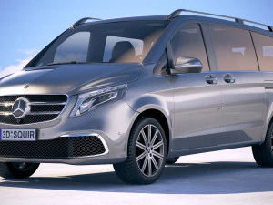 Mercedes-Benz V-class 2020 3D Model