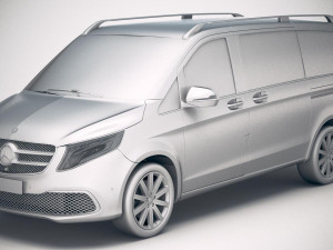 Mercedes-Benz V-class 2020 3D 模型