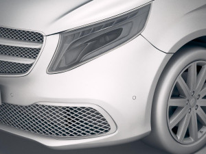 Mercedes-Benz V-class 2020 3D 模型