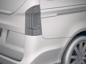 Mercedes-Benz V-class 2020 3D 模型