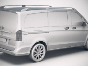 Mercedes-Benz V-class 2020 3D 模型