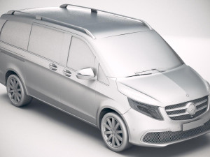 Mercedes-Benz V-class 2020 3D 模型