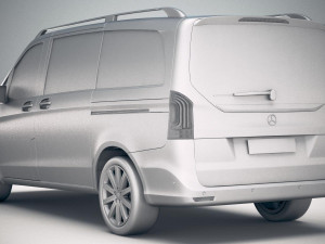 Mercedes-Benz V-class 2020 3D 模型