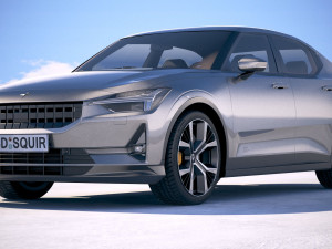 Polestar 2 2020 3D Model