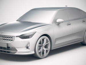 Polestar 2 2020 3D Model