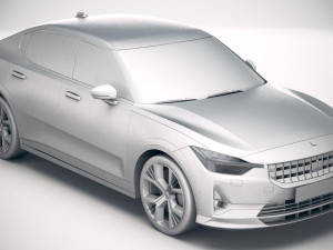 Polestar 2 2020 3D Model