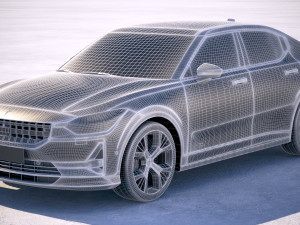 Polestar 2 2020 3D Model
