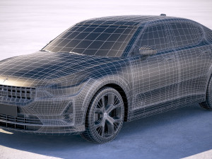 Polestar 2 2020 3D Model