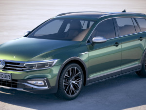 Volkswagen Passat Alltrack 2020 3D मॉडल