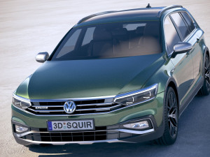 Volkswagen Passat Alltrack 2020 3Dモデル