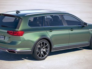 Volkswagen Passat Alltrack 2020 3Dモデル