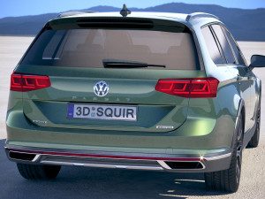 Volkswagen Passat Alltrack 2020 3Dモデル
