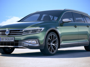 Volkswagen Passat Alltrack 2020 3Dモデル