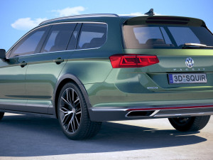 Volkswagen Passat Alltrack 2020 3Dモデル