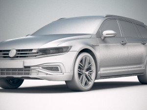 Volkswagen Passat Alltrack 2020 3Dモデル