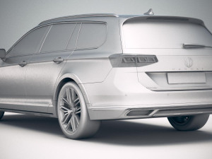 Volkswagen Passat Alltrack 2020 3Dモデル