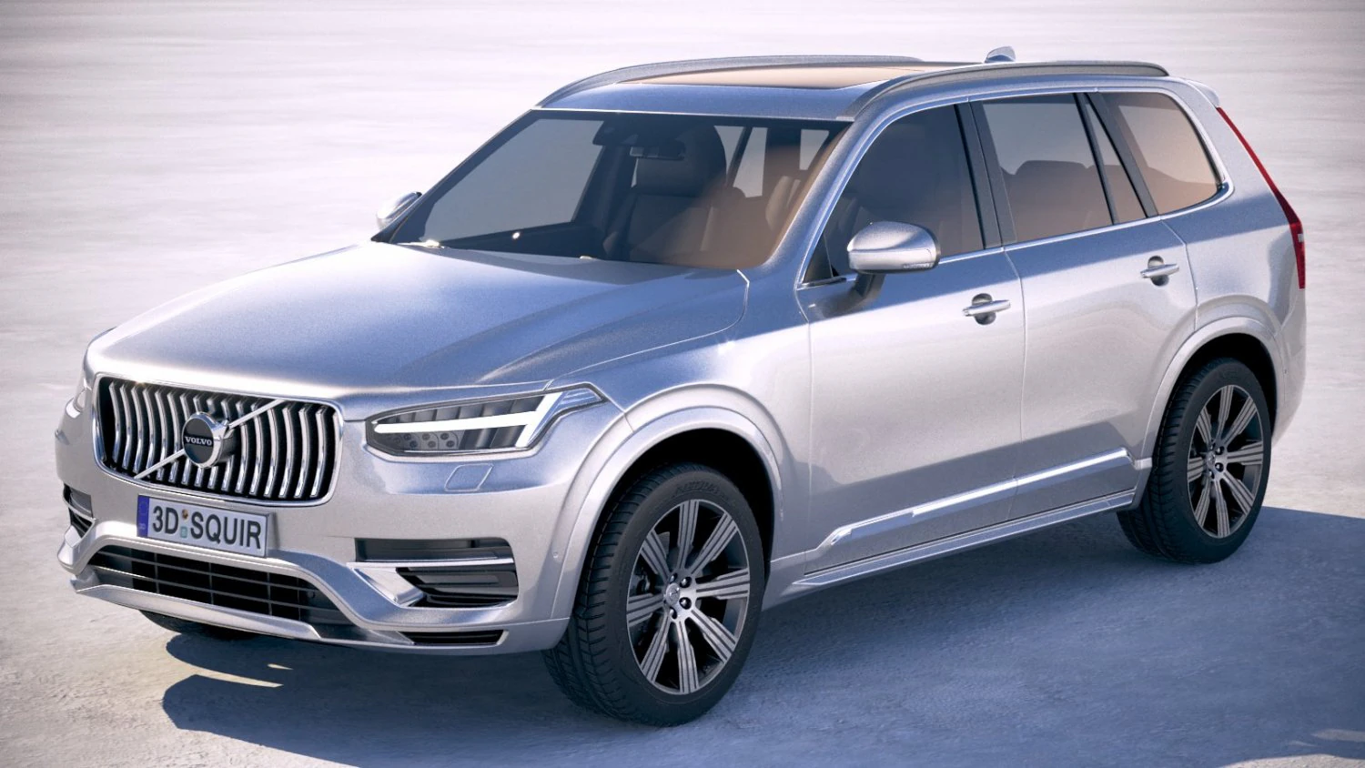 Volvo XC90 2020 3D Model .c4d .max .obj .3ds .fbx .stl .blend 