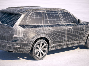 Volvo XC90 2020 3D Модель