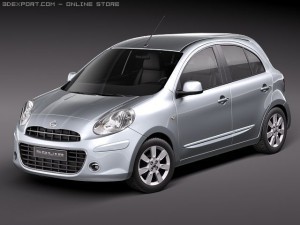 Nissan Micra 2011 Modelo 3D