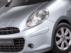 Nissan Micra 2011 3D Модель