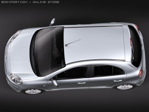 Nissan Micra 2011 3D Модель