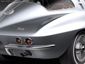 Chevrolet Corvette C2 Coupe 3D Model