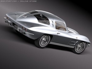 Chevrolet Corvette C2 Coupe Modelo 3D