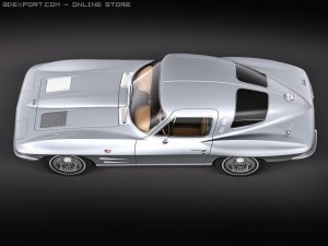 Chevrolet Corvette C2 Coupe Modelo 3D