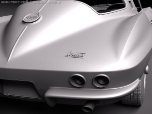 Chevrolet Corvette C2 Coupe Modelo 3D