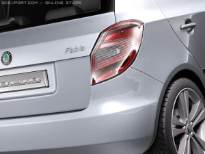 Skoda Fabia 5-door 2011 3D Model