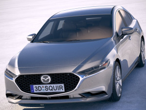 Mazda 3 Sedan 2019 Modelo 3D
