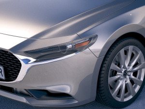 Mazda 3 Sedan 2019 Modelo 3D
