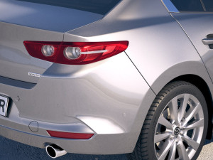 Mazda 3 Sedan 2019 Modelo 3D