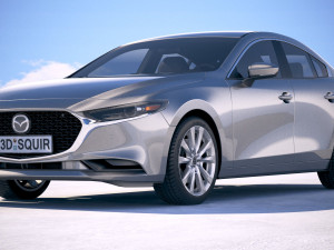 Mazda 3 Sedan 2019 Modelo 3D