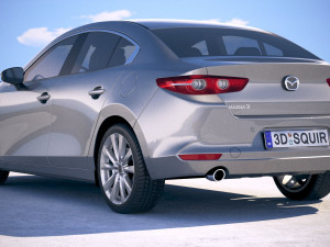 Mazda 3 Sedan 2019 Modelo 3D