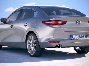 Mazda 3 Sedan 2019 3D Model