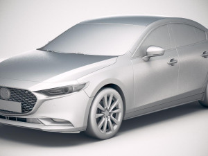 Mazda 3 Sedan 2019 Modelo 3D
