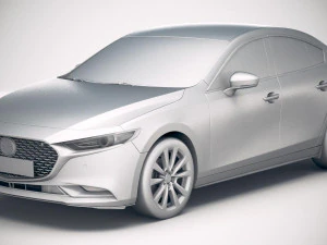Mazda 3 Sedan 2019 3D Model
