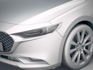 Mazda 3 Sedan 2019 Modelo 3D