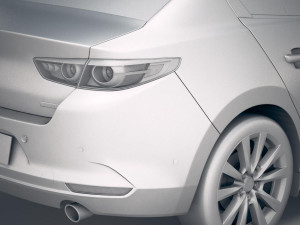 Mazda 3 Sedan 2019 Modelo 3D