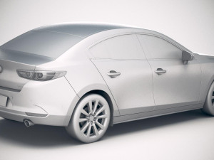 Mazda 3 Sedan 2019 Modelo 3D