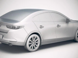 Mazda 3 Sedan 2019 3D Model