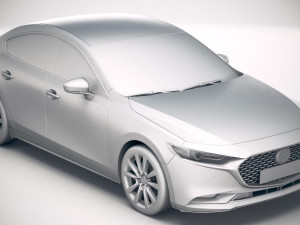 Mazda 3 Sedan 2019 Modelo 3D