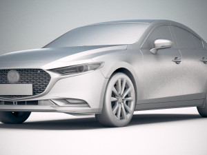 Mazda 3 Sedan 2019 Modelo 3D